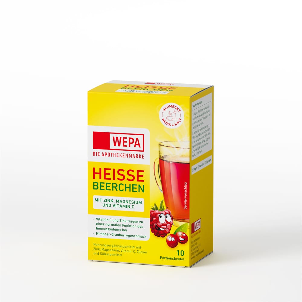 WEPA HEISSE BEERCHEN 10X10 g Pulver
