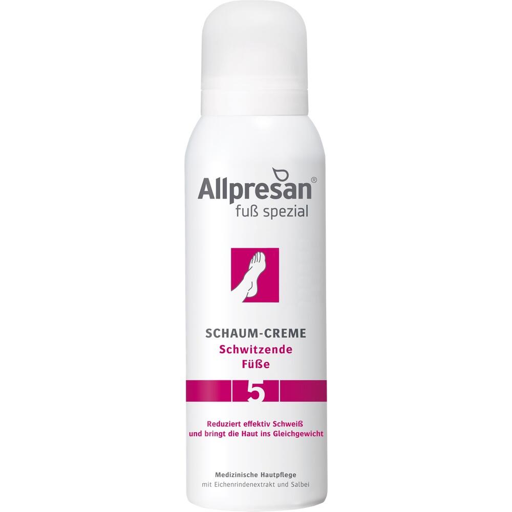 Allpresan Fuß spezial Nummer 5 Original Schaum-Creme Schwitzende Füße 125 ml Schaum
