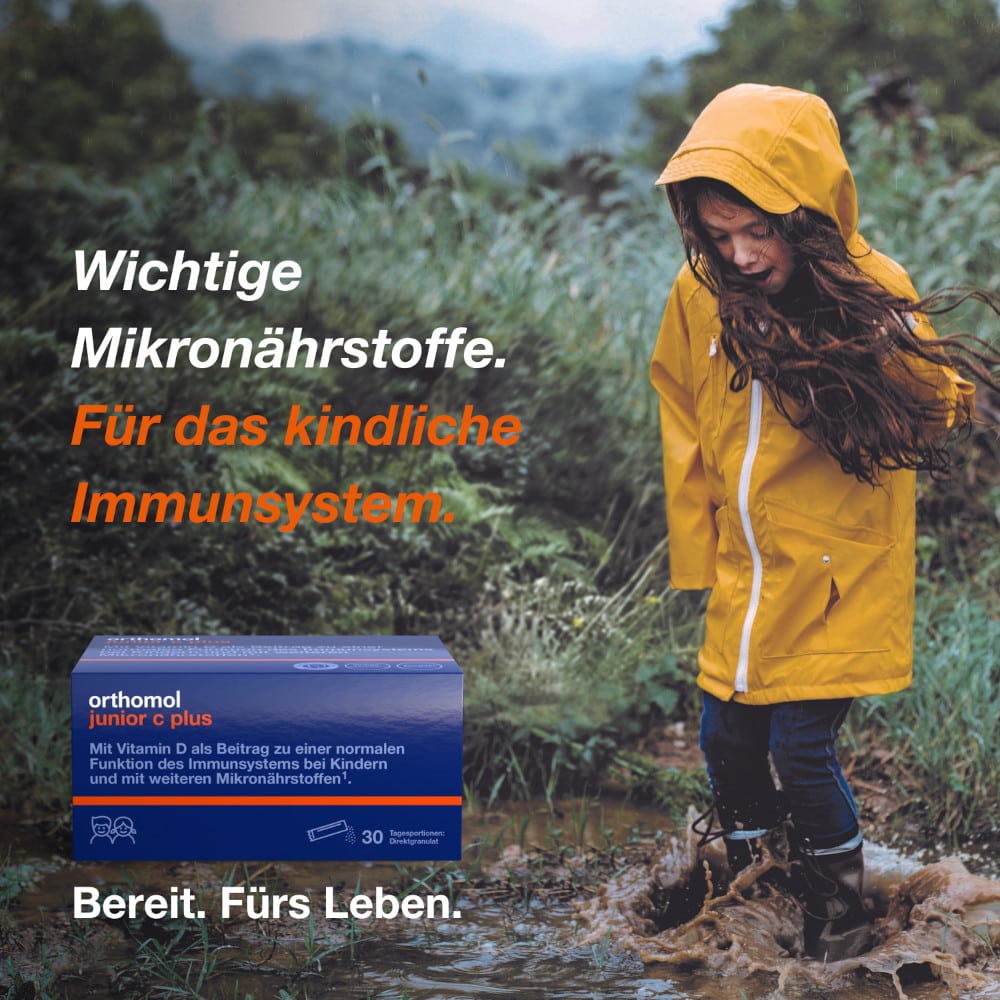 orthomol junior c plus Himbeer/Limette 30 St Granulat