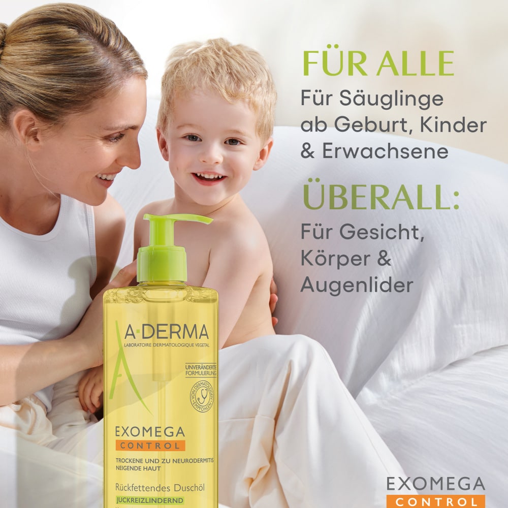 A-DERMA EXOMEGA CONTROL Rückfettendes Duschöl 750 ml Duschgel