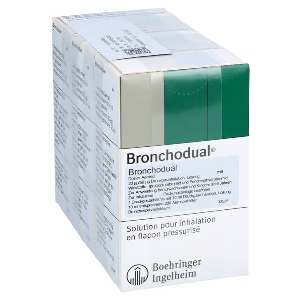 Bronchodual N DA 20 µg/50µ 3X10 ml Dosieraerosol