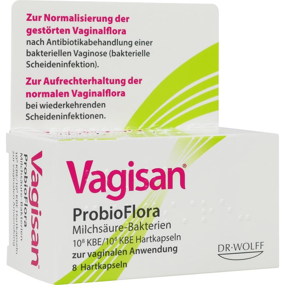 Vagisan ProbioFlora Milchsäure-Bakterien - Vaginalkapseln 8 St Vaginalkapseln