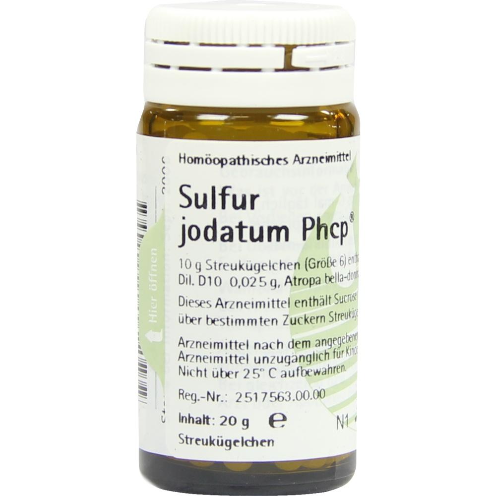 SULFUR JODATUM PHCP Globuli 20 g Globuli