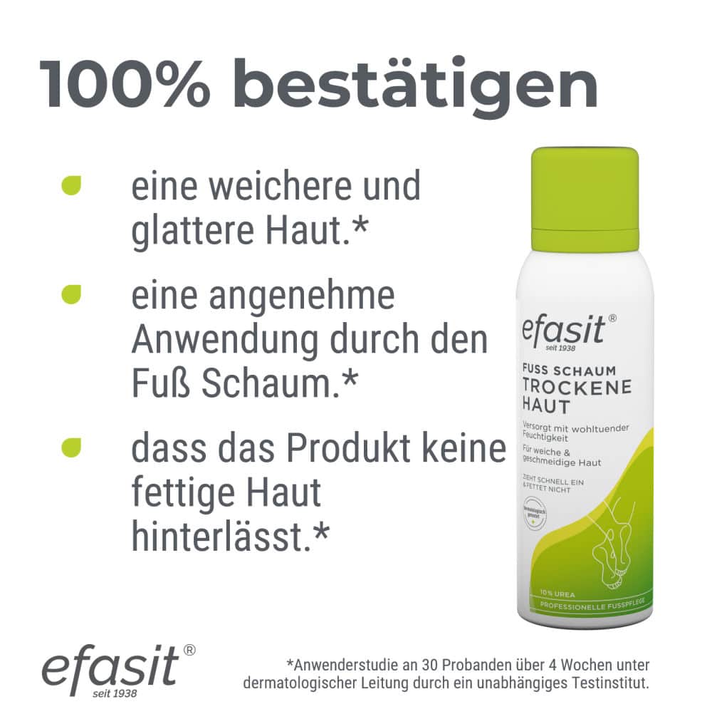 efasit FUSS SCHAUM TROCKENE HAUT 125 ml Schaum