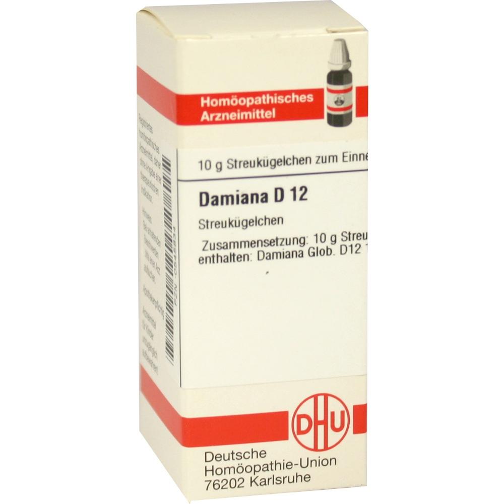 DAMIANA D 12 Globuli 10 g Globuli