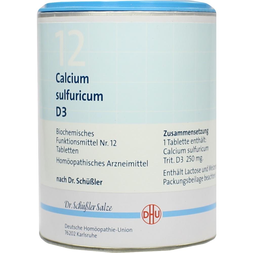 DHU Schüssler-Salz Nr. 12 Calcium sulfuricum D 3 1000 St Tabletten
