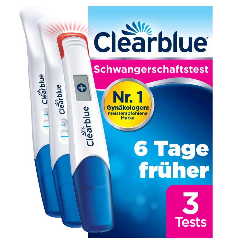 Clearblue Schwangerschaftstest Triple-Check Ultra Frühtest 3 St Test