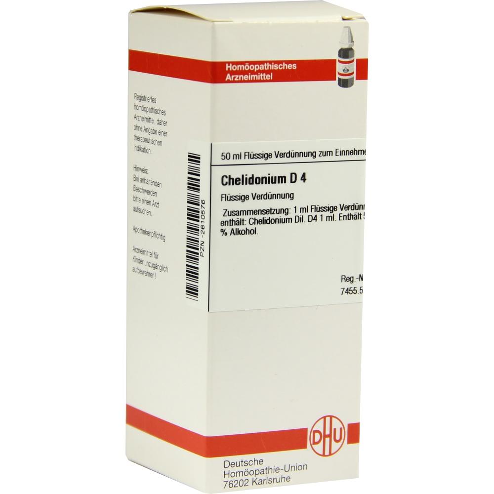 CHELIDONIUM D 4 Dilution 50 ml Dilution