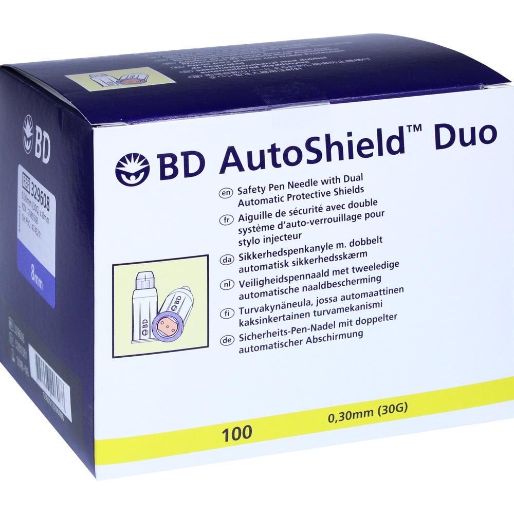 BD AUTOSHIELD Duo Sicherheits Pen Nadel 8 mm 100 St Kanüle