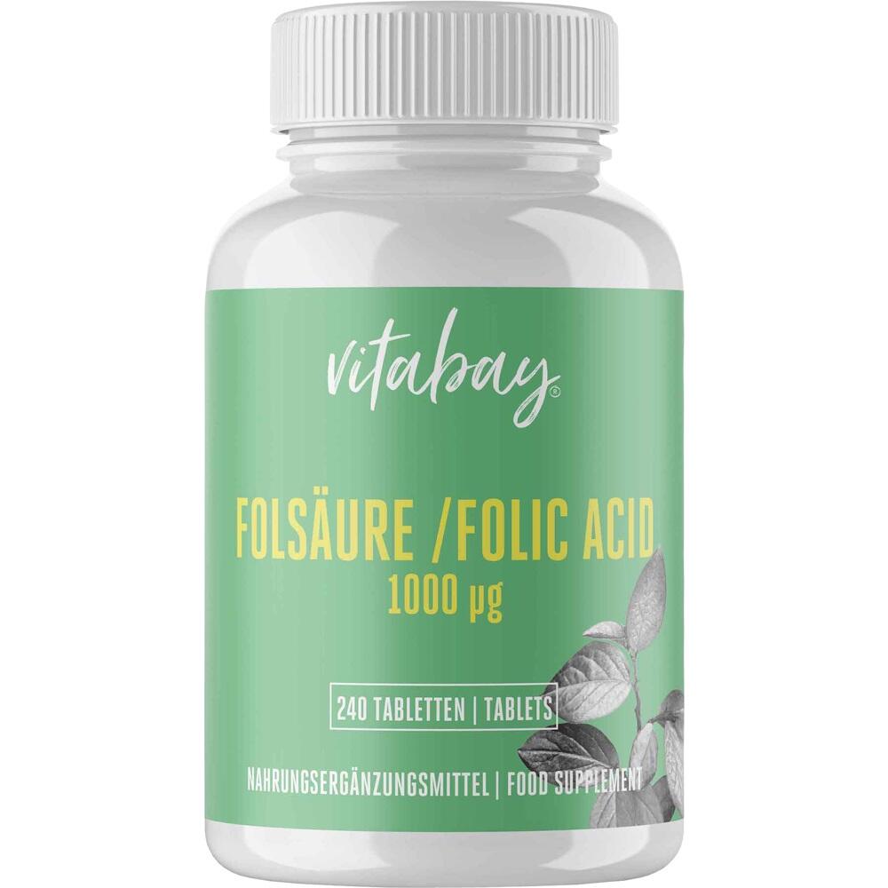 vitabay FOLSÄURE 1000mg 240 St Tabletten