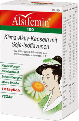 Alsifemin 100 Klima-Aktiv-Kapseln mit Soja-Isoflavonen 90 St Kapseln