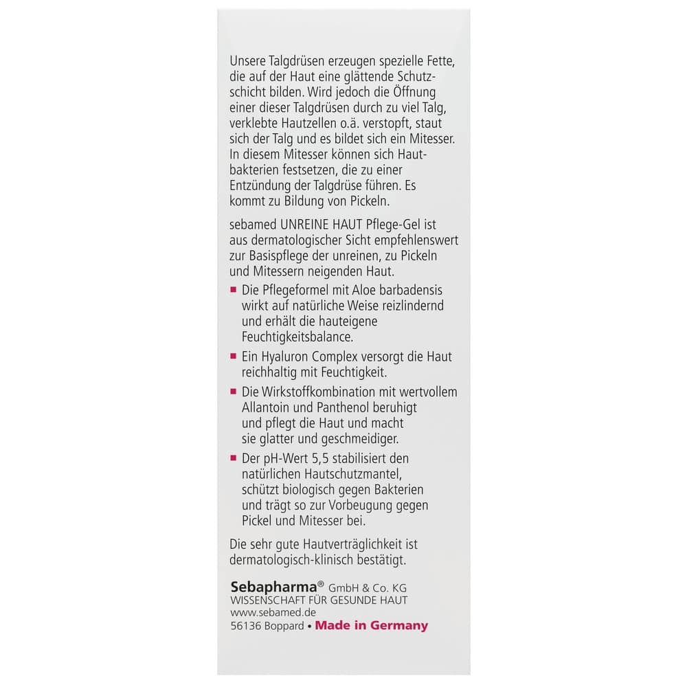 sebamed UNREINE HAUT PFLEGE-GEL 50 ml Gel