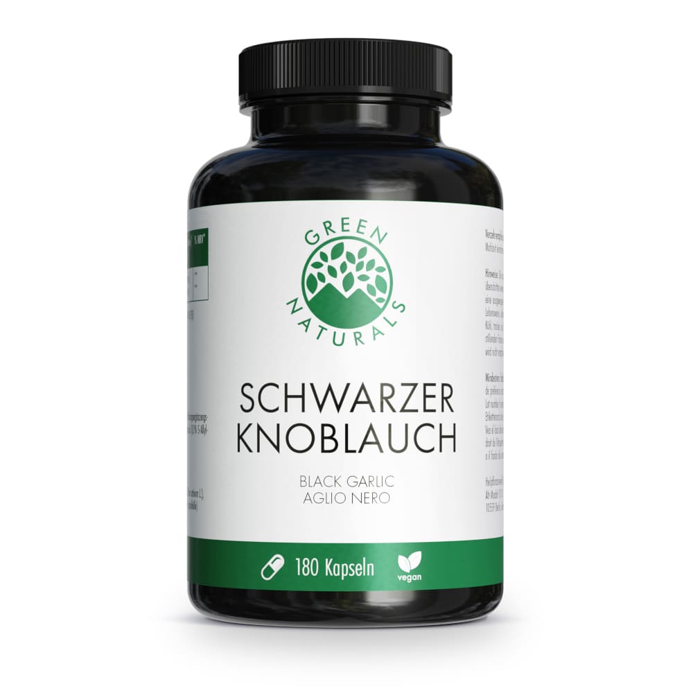 GREEN NATURALS Schwarzer Knoblauch 750 mg 180 St Kapseln