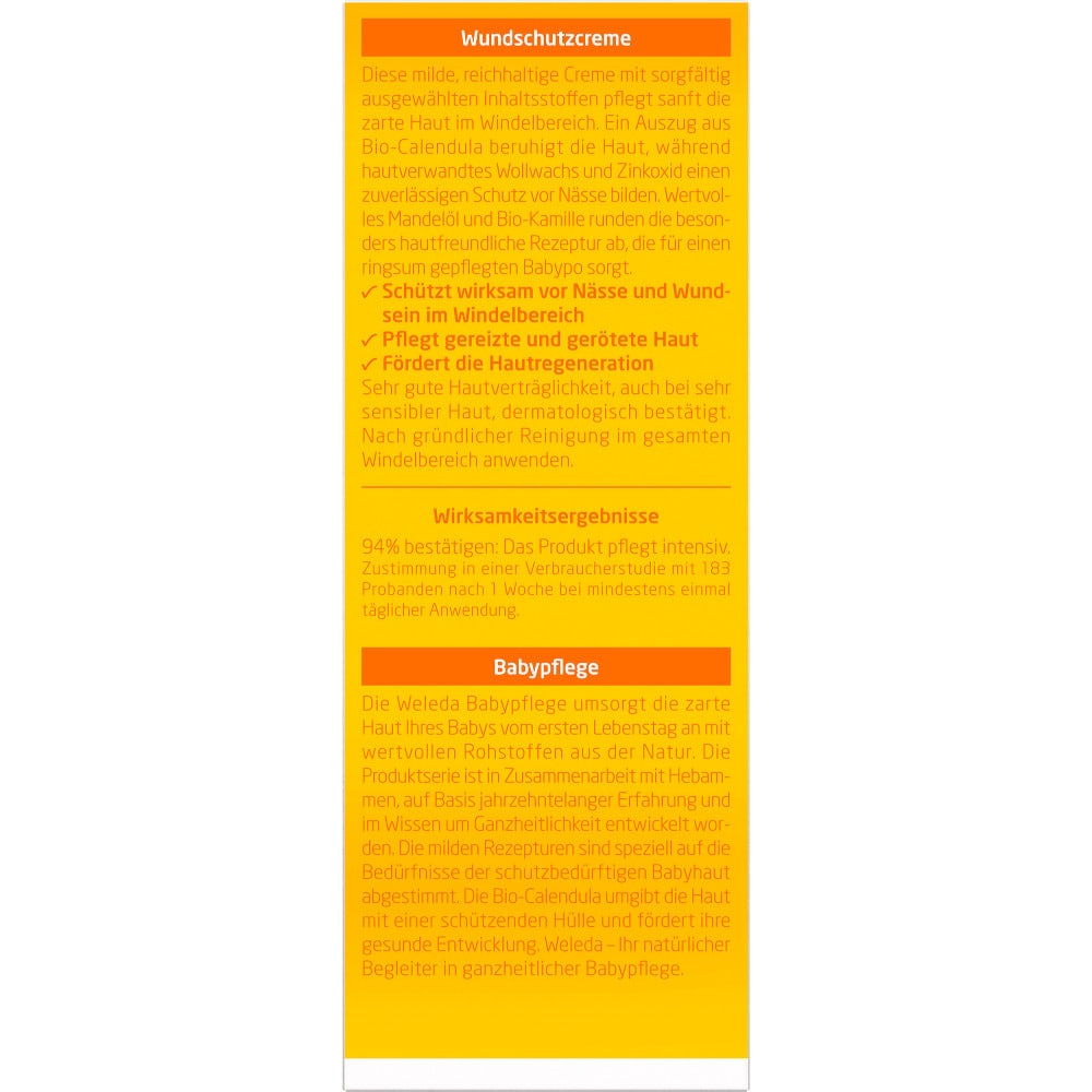 Weleda Baby Wundschutzcreme Calendula 75 ml Creme