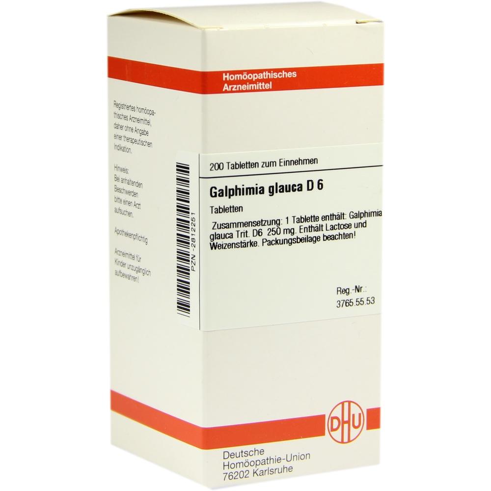 GALPHIMIA GLAUCA D 6 Tabletten 200 St Tabletten