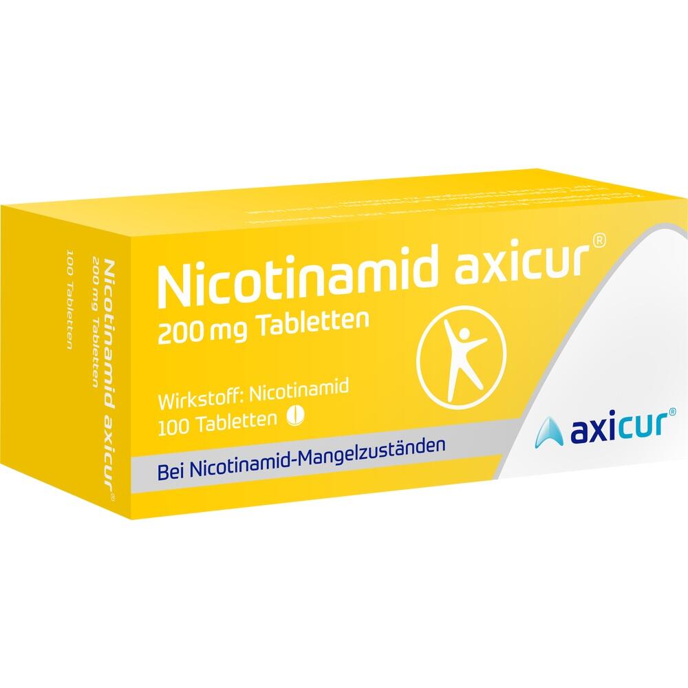 Nicotinamid axicur 200 mg  100 St Tabletten
