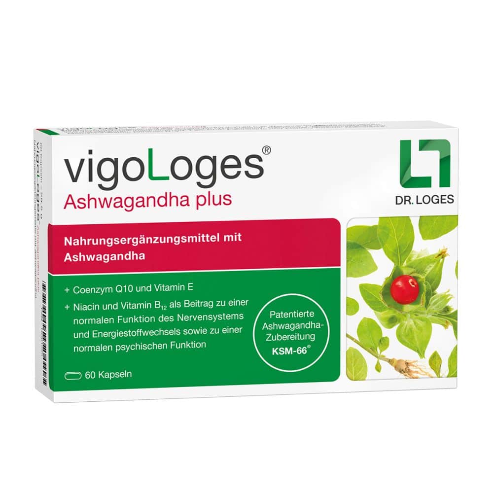 vigoLoges Ashwagandha plus 60 St Kapseln