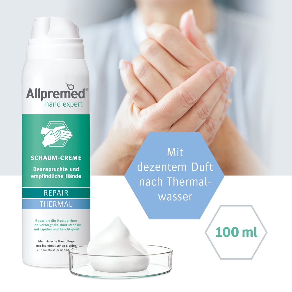 Allpremed hand expert REPAIR THERMAL SCHAUM-CREME 100 ml Schaum