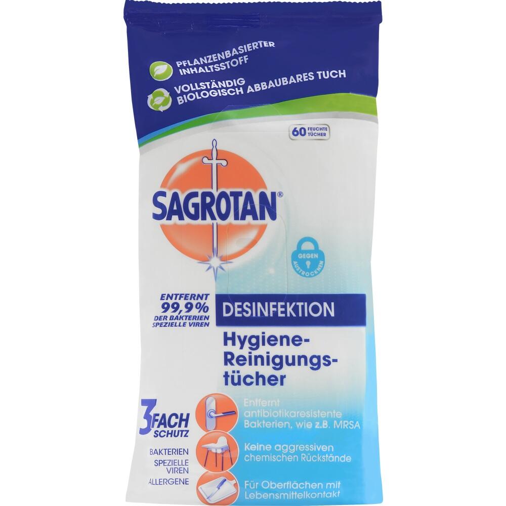 SAGROTAN DESINFEKTION Hygiene-Reinigungstücher 60 St Tücher