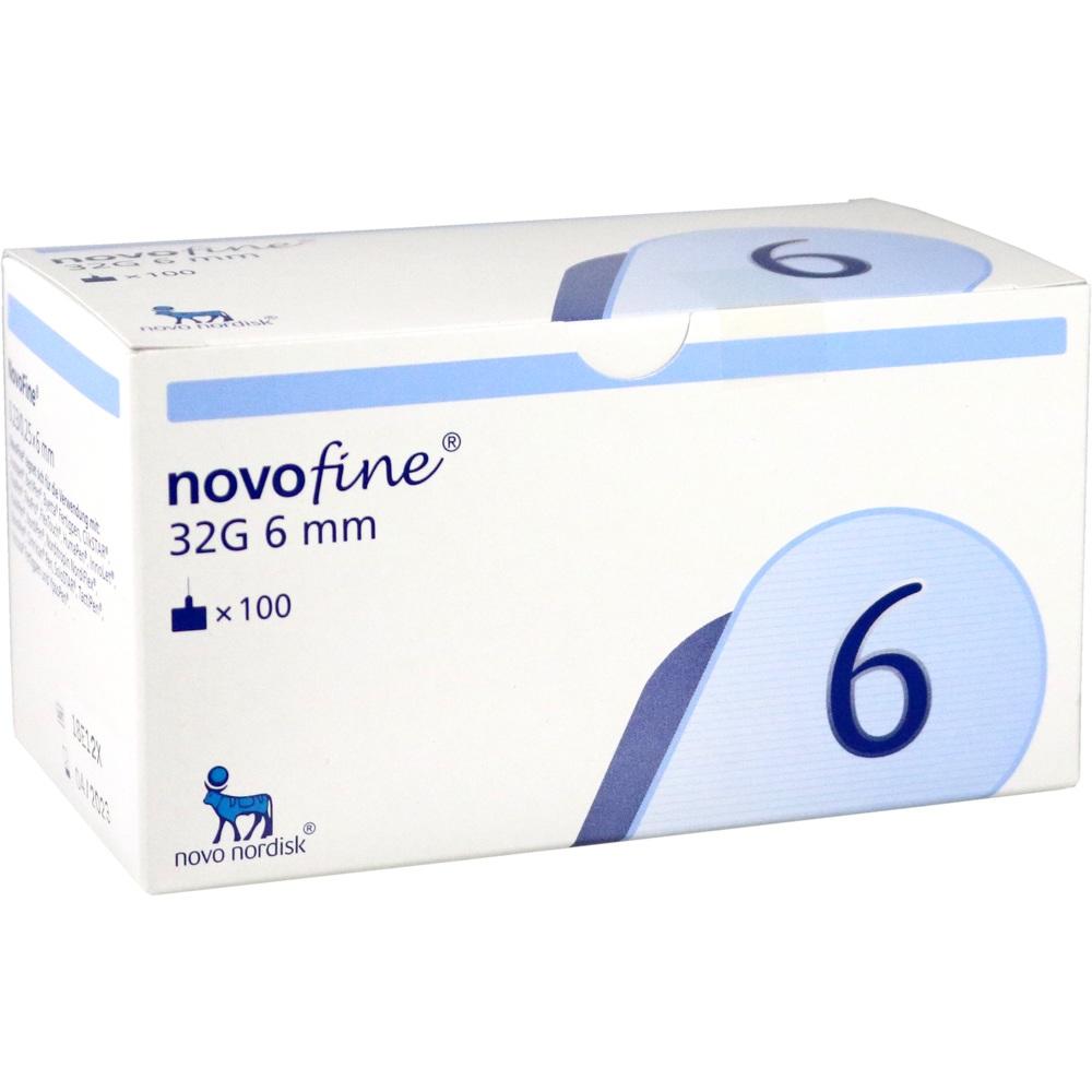 NOVOFINE 6 mm Kanülen 32 G Tip etw 100 St Kanüle