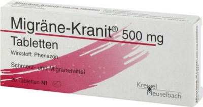 Migräne-Kranit 500mg 20 St Tabletten