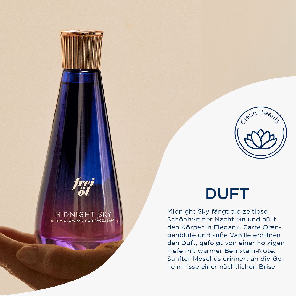 frei Öl ULTRA GLOW ÖL Midnight Sky 100 ml Öl