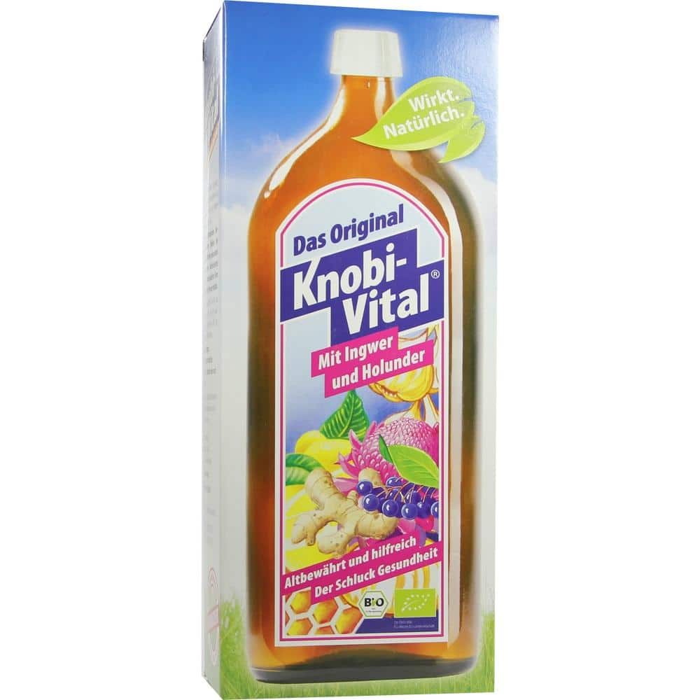 KNOBIVITAL mit Ingwer+Holunder Bio 960 ml Flaschen