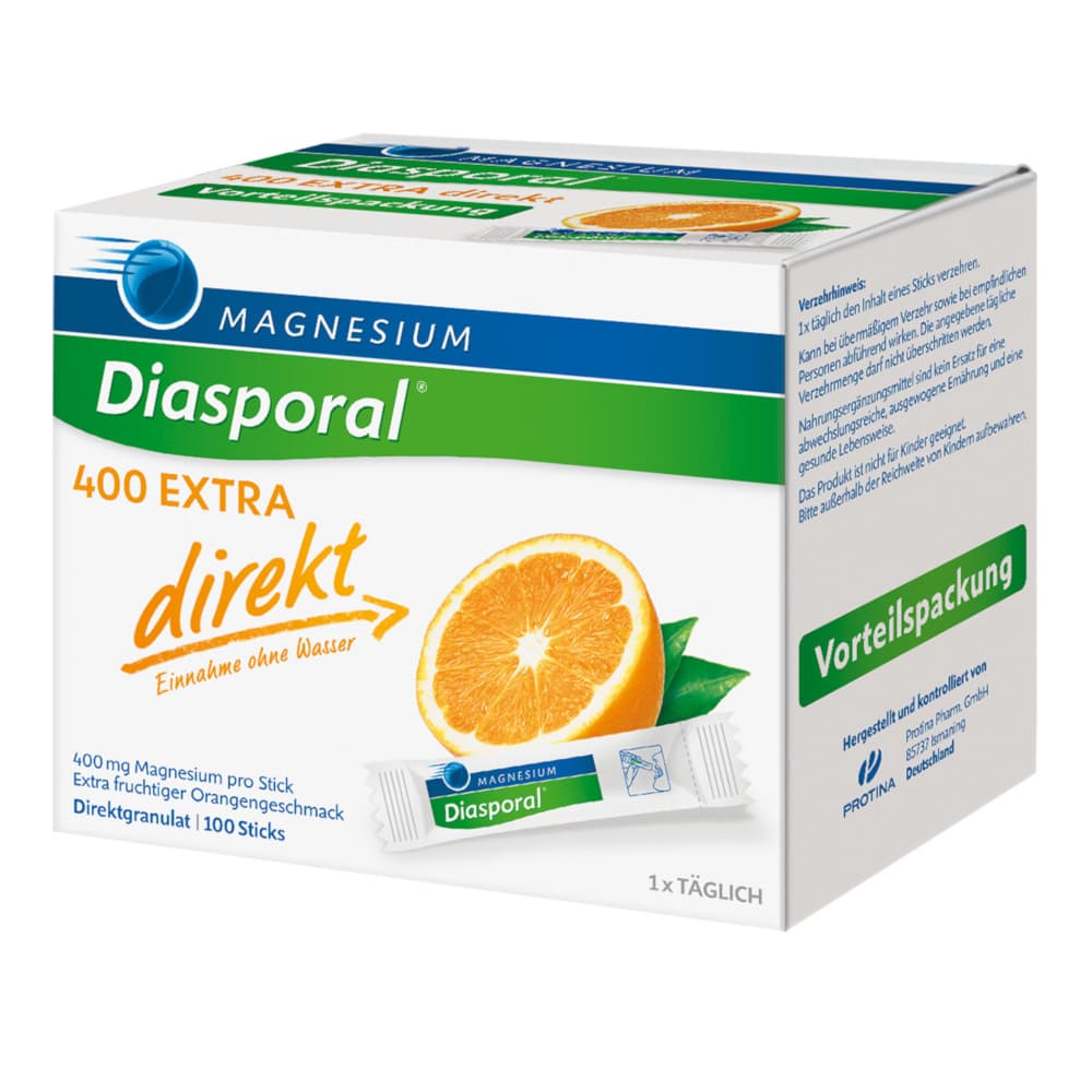 MAGNESIUM Diasporal 400 EXTRA direkt 100 St Granulat
