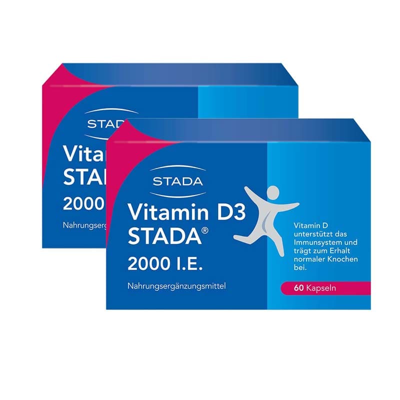 Vitamin D3 STADA 2.000 I.E. Doppelpack 2X60 St Kapseln