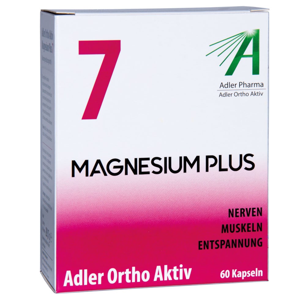 Adler Ortho Aktiv Nr. 7 – Magnesium Plus 60 St Kapseln