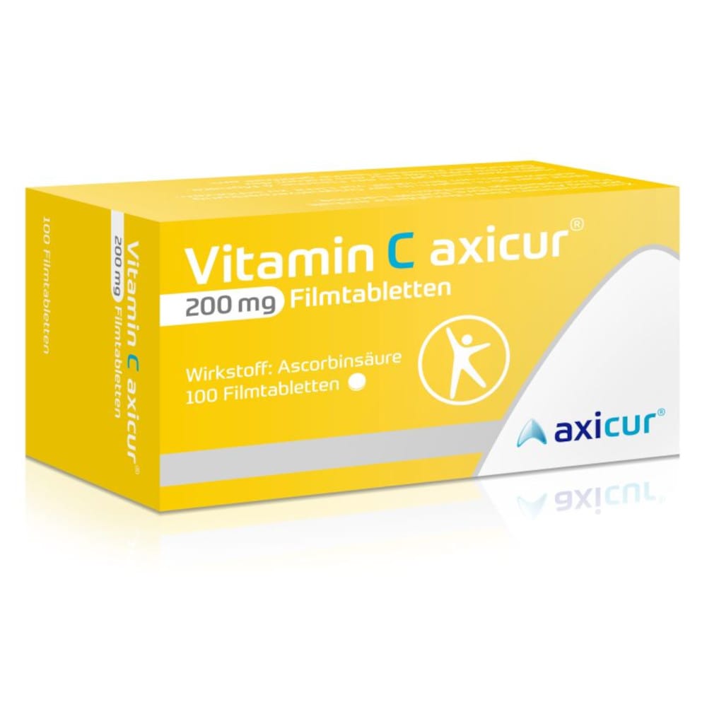 Vitamin C axicur 200 mg  100 St Filmtabletten
