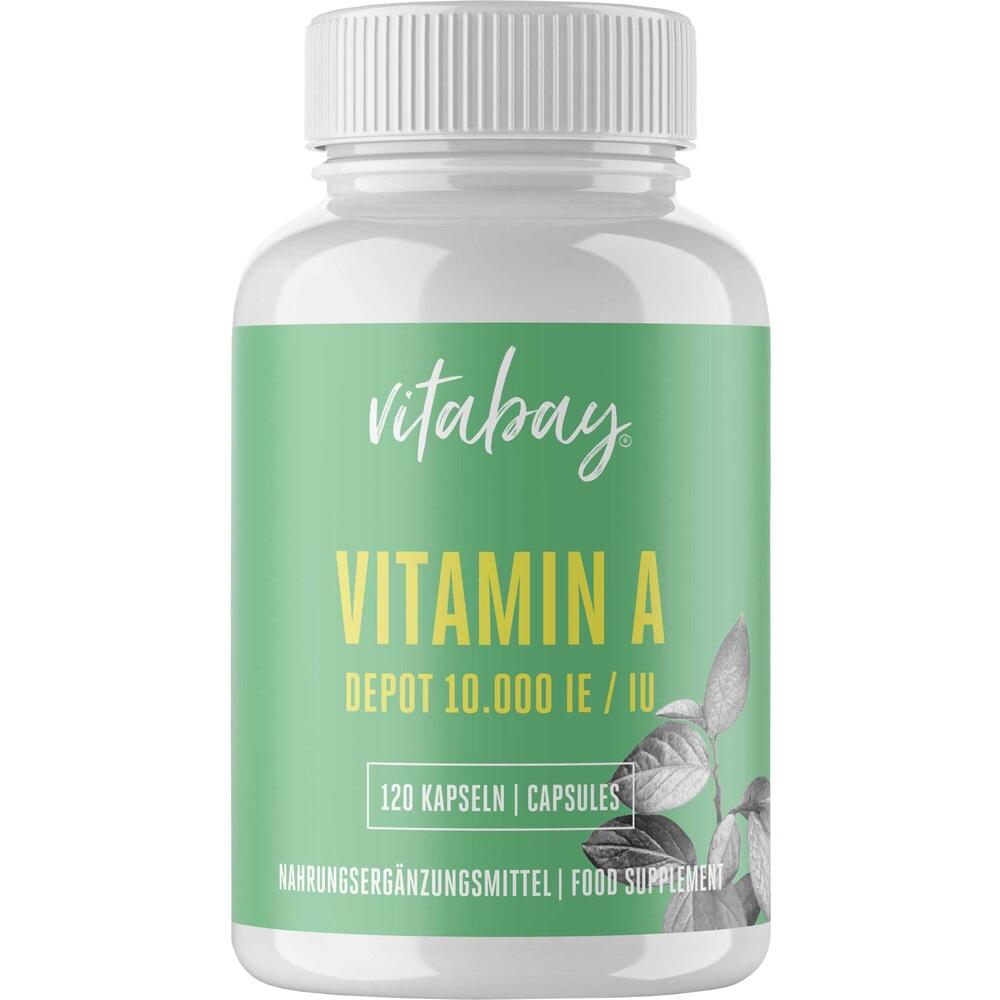 vitabay Vitamin A Depot 10000 I.E. 120 St Kapseln