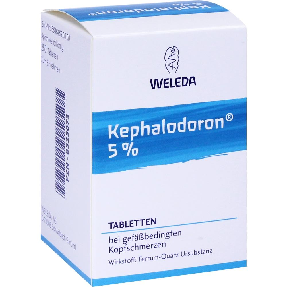 WELEDA KEPHALODORON 5% Tabletten 250 St Tabletten