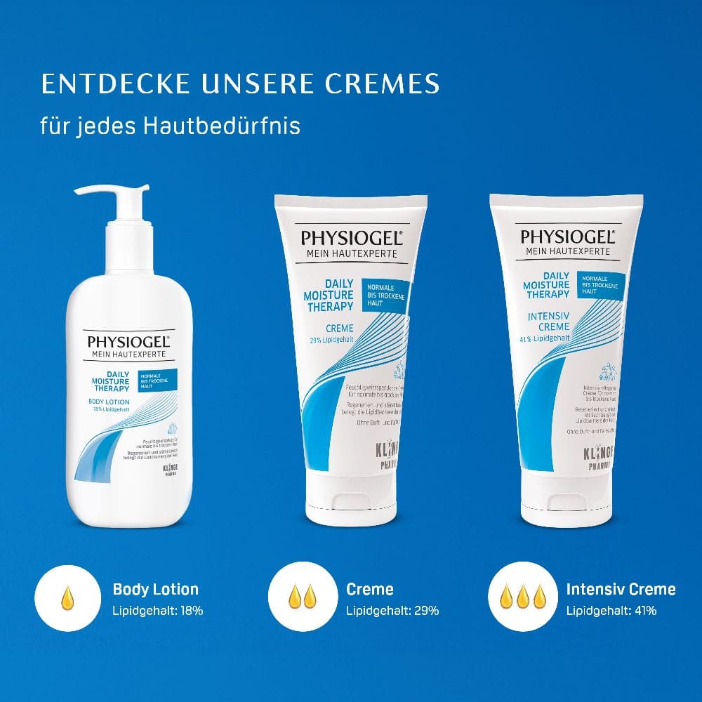 PHYSIOGEL Daily Moisture Therapy Creme normale bis trockene Haut  75 ml Creme