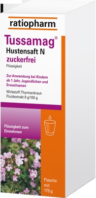 Tussamag Hustensaft N zuckerfrei 175 g Flüssigkeit zum Einnehmen