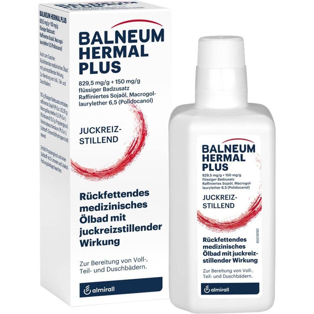 BALNEUM Hermal Plus flüssiger Badezusatz bei trockener, juckender Hautt 500 ml Flüssigkeit
