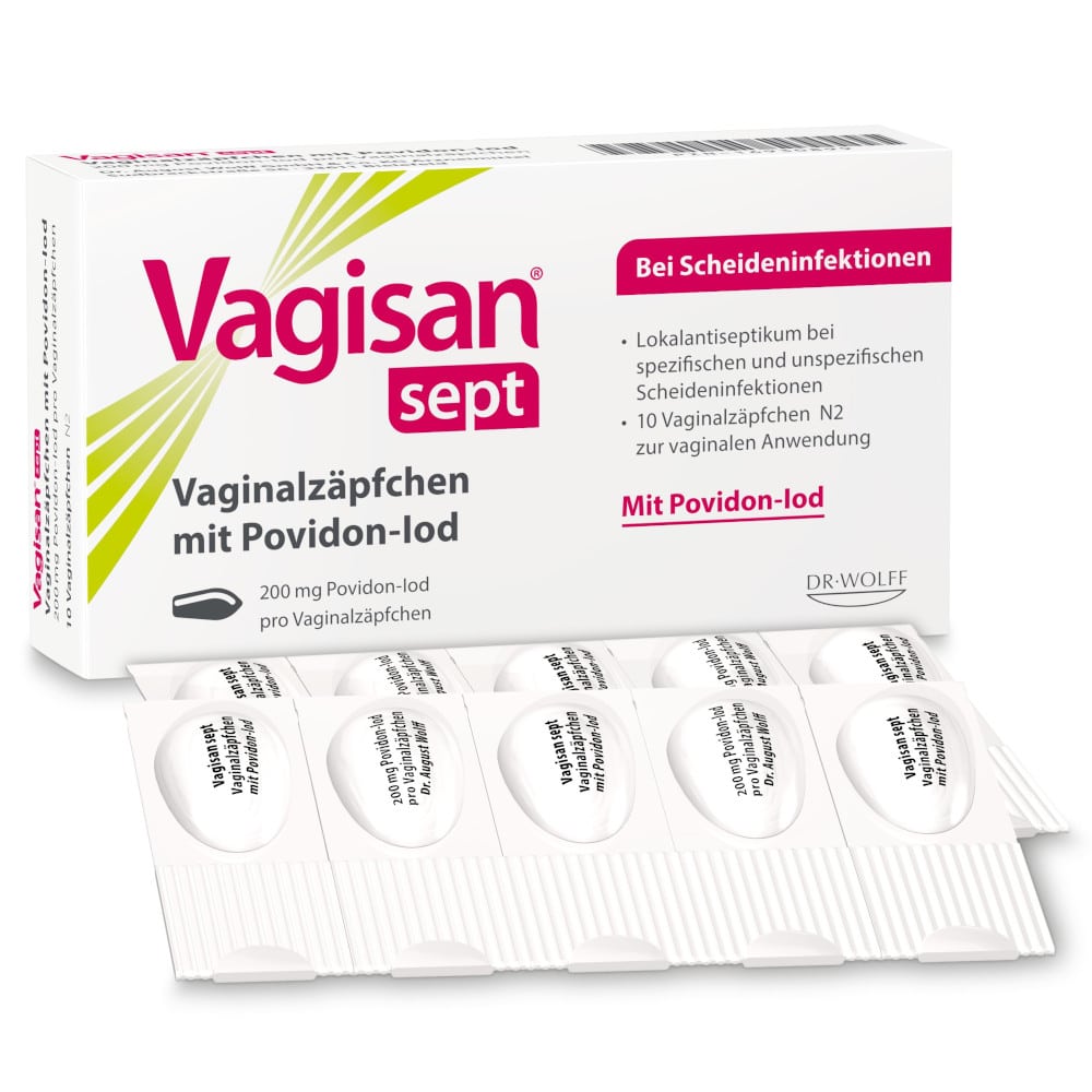 Vagisan sept Vaginalzäpfchen  10 St Vaginalsuppositorien