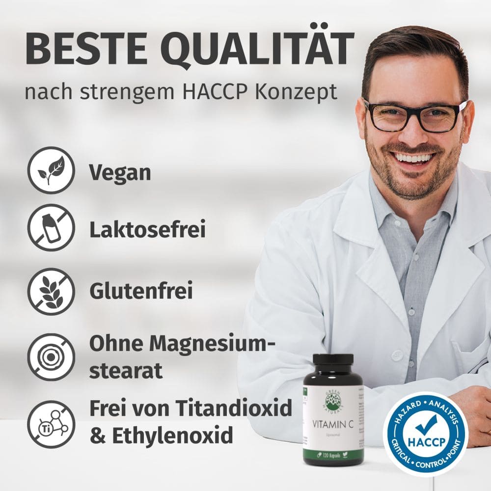GREEN NATURALS Liposomales Vitamin C 325 120 St Kapseln
