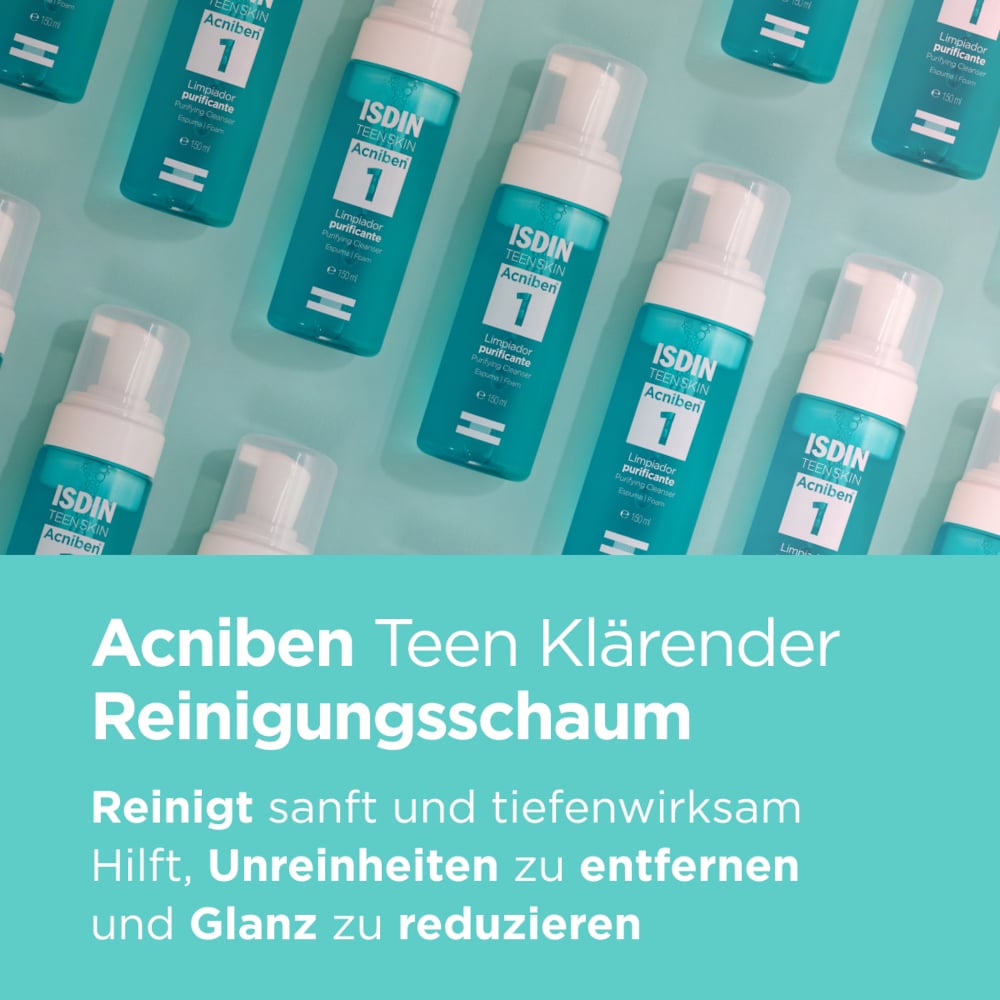 ISDIN Acniben Teen Klärender Reinigungsschaum 150 ml Schaum