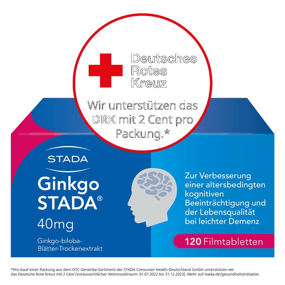 Ginkgo STADA 40mg 120 St Filmtabletten