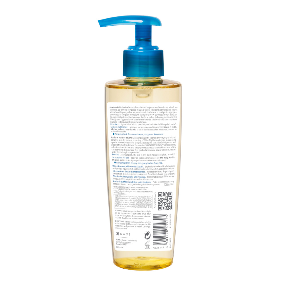 BIODERMA Atoderm Huile de Douche 200 ml Öl