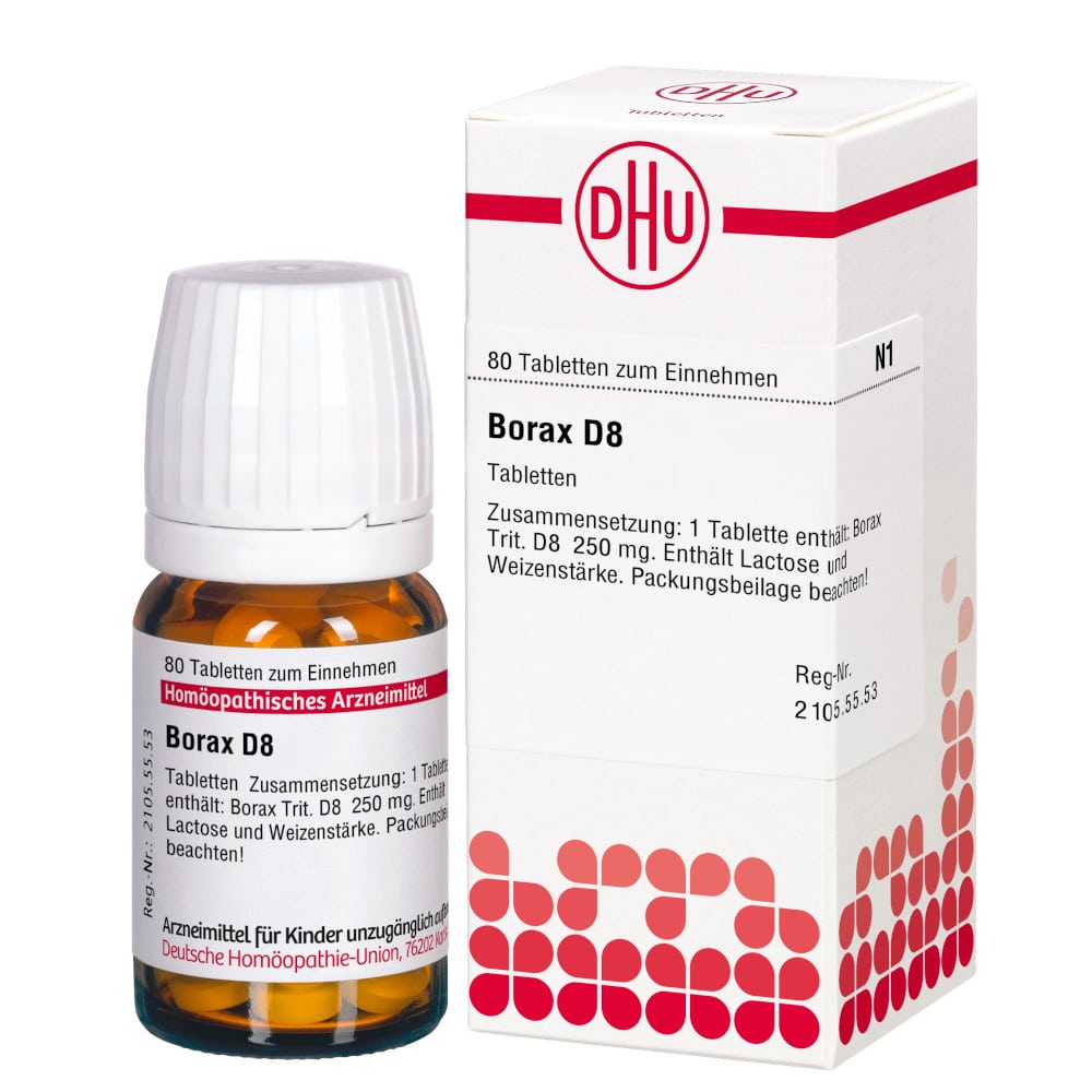 BORAX D 8 Tabletten 80 St Tabletten
