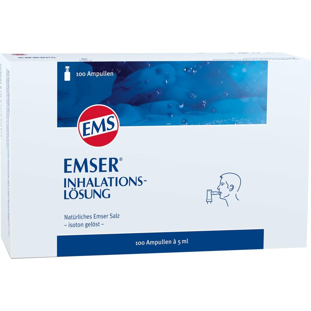 EMSER Inhalationslösung 100 St Inhalationsampullen