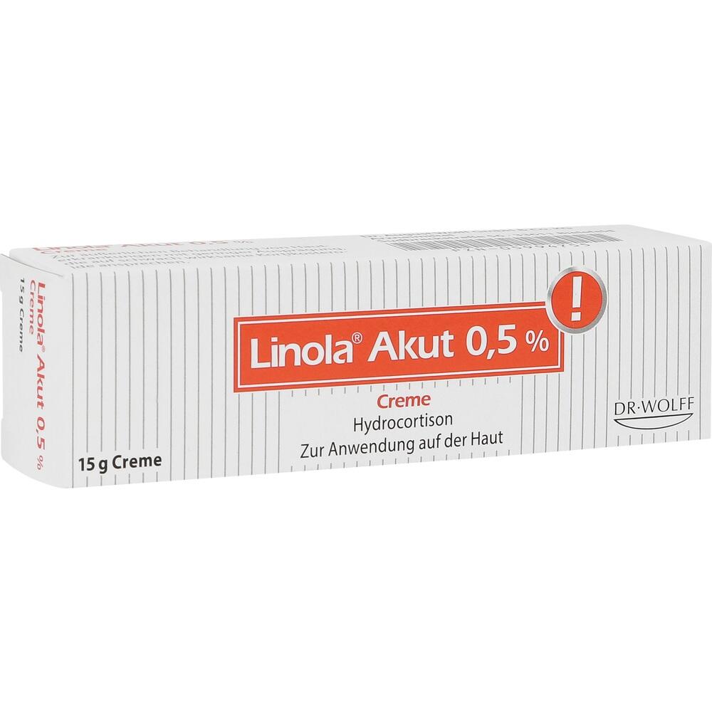 Linola Akut 0,5% - Hydrocortison Creme 15 g Creme