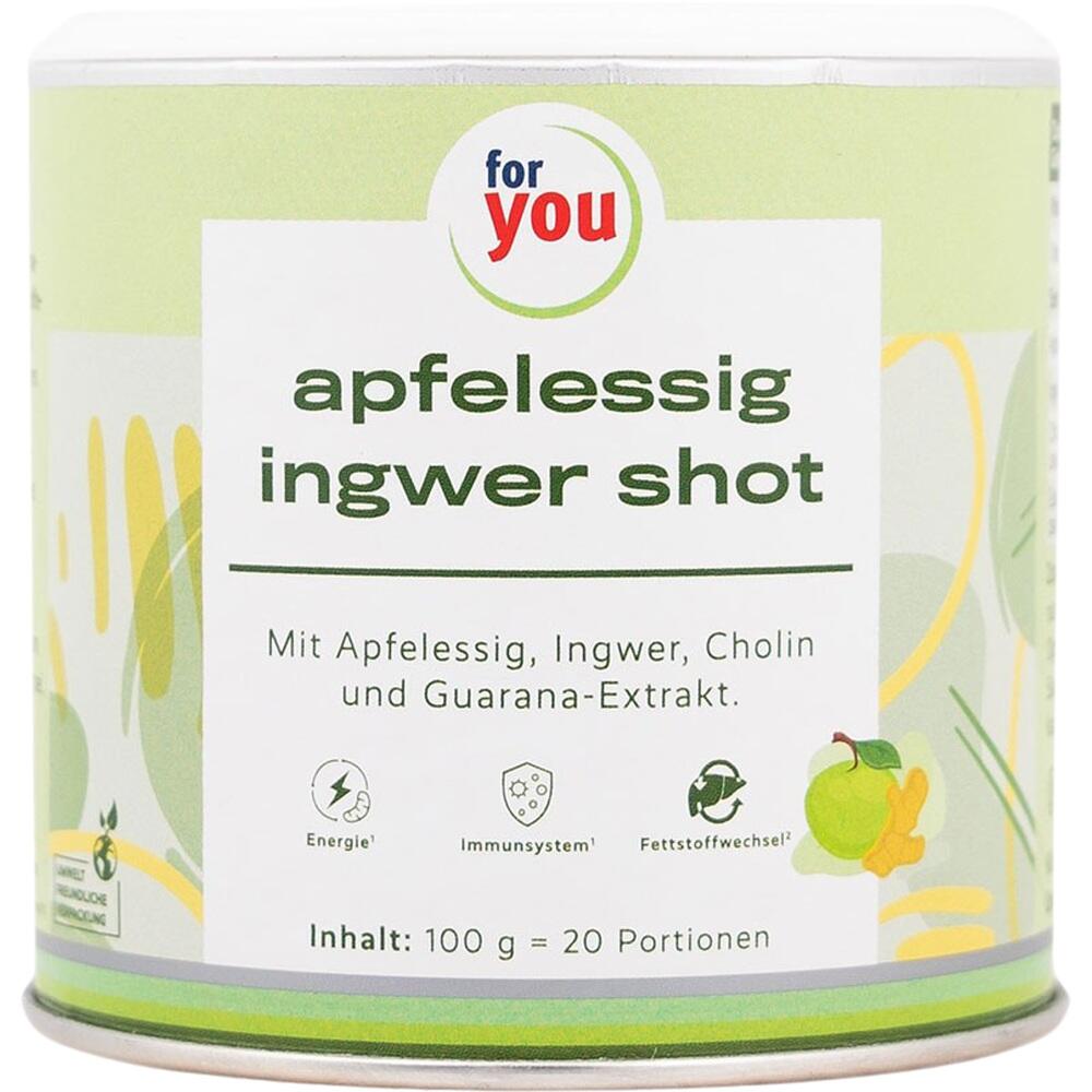 for you apfelessig ingwer shot 100 g Pulver
