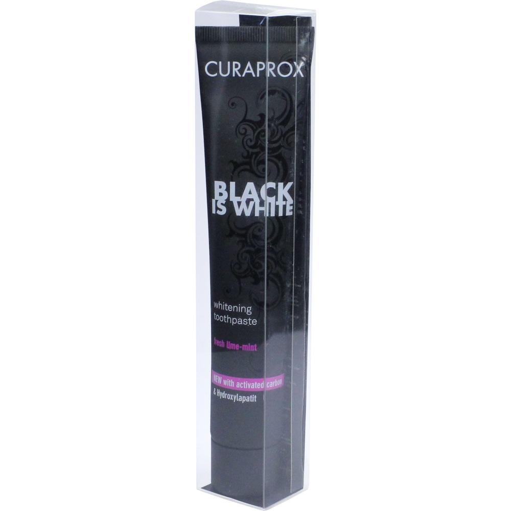 CURAPROX Black is White Kohlezahnpasta 90 ml Zahnpasta