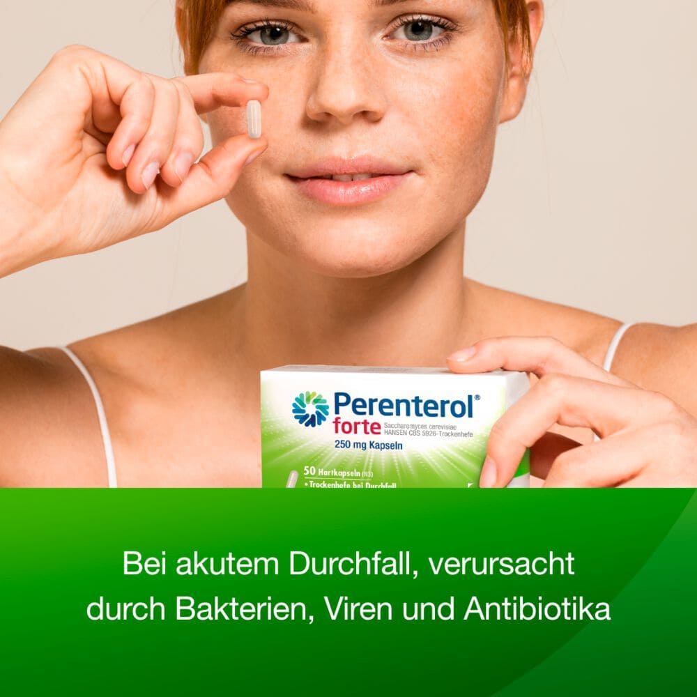 Perenterol forte bei akutem Durchfall  100 St Hartkapseln