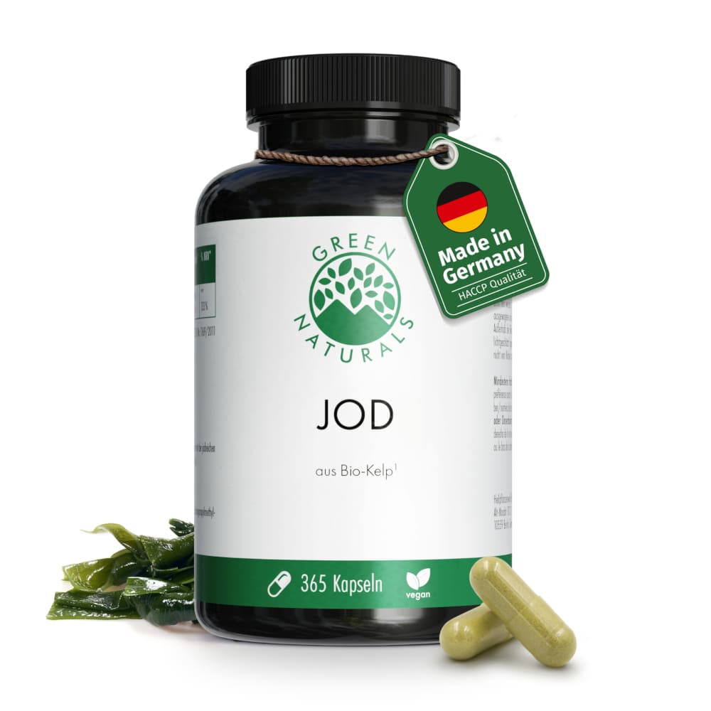 GREEN NATURALS Jod 200ug 365 St Kapseln
