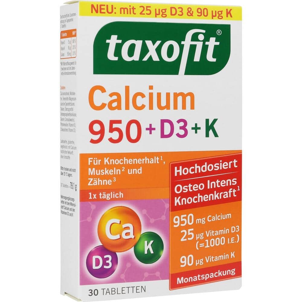 taxoit Calcium 950 + D3 + K 30 St Tabletten