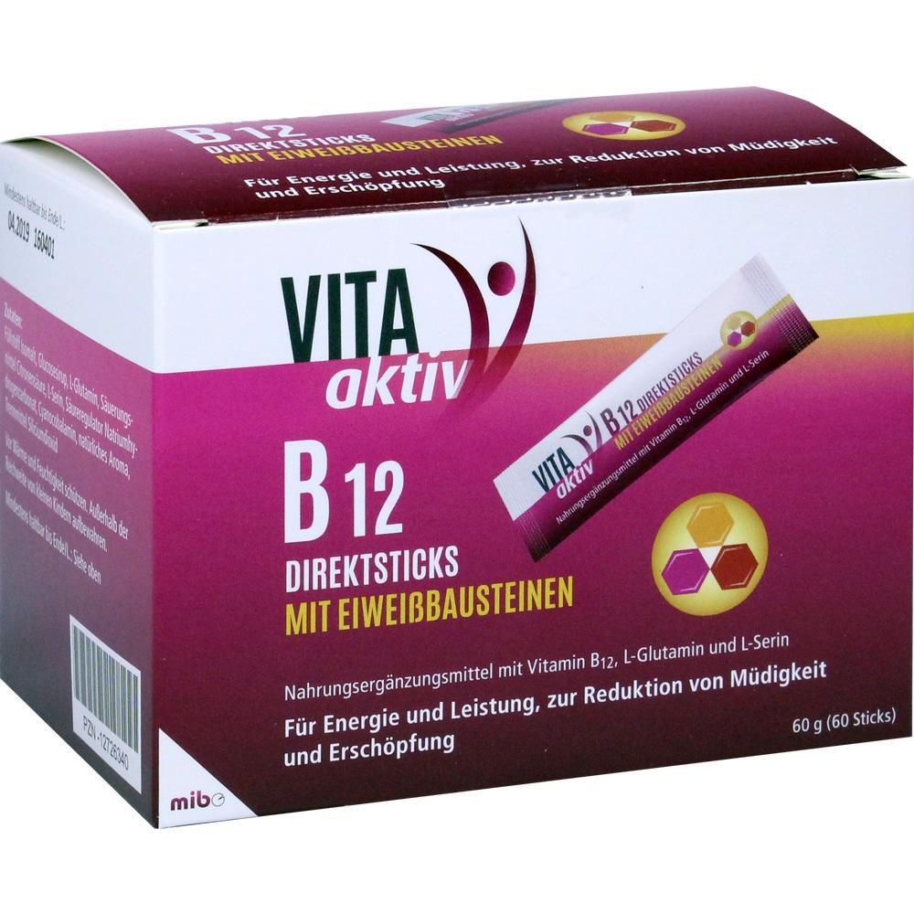 VITA AKTIV B12 Direktsticks mit Eiweißbausteinen 60 St Beutel